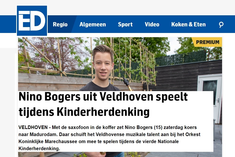 eindhovens Dagblad madurodam kinderherdenking